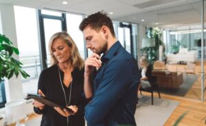 Recruiting team reviewing technical hiring strategy and candidate pipelines.