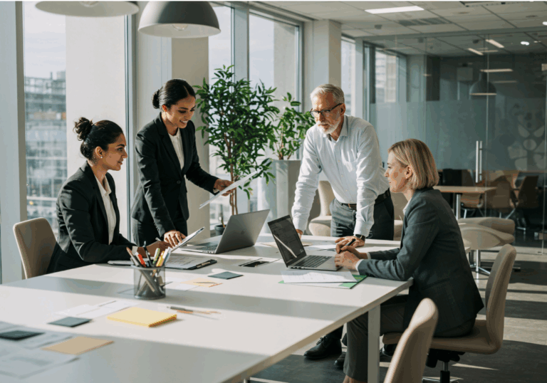 High-performing leadership team preparing for hiring before opening a role