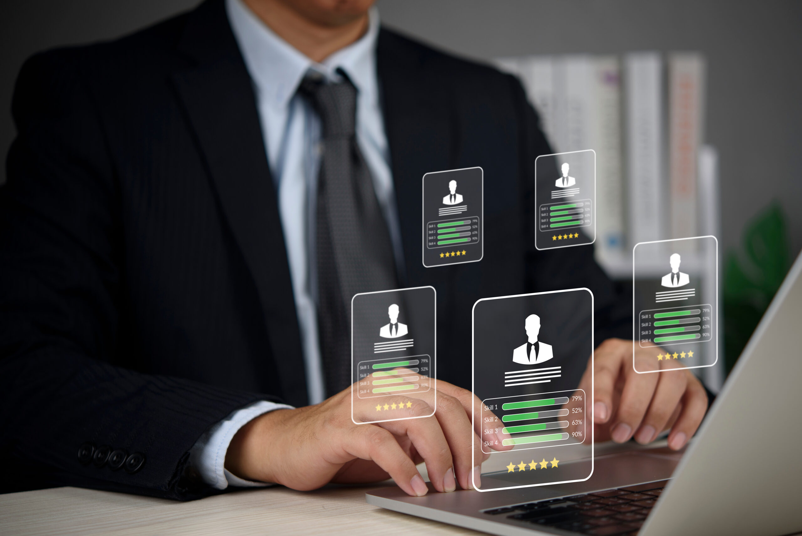 Talent sourcer conducting proactive candidate outreach and building a recruiting pipeline in 2026.