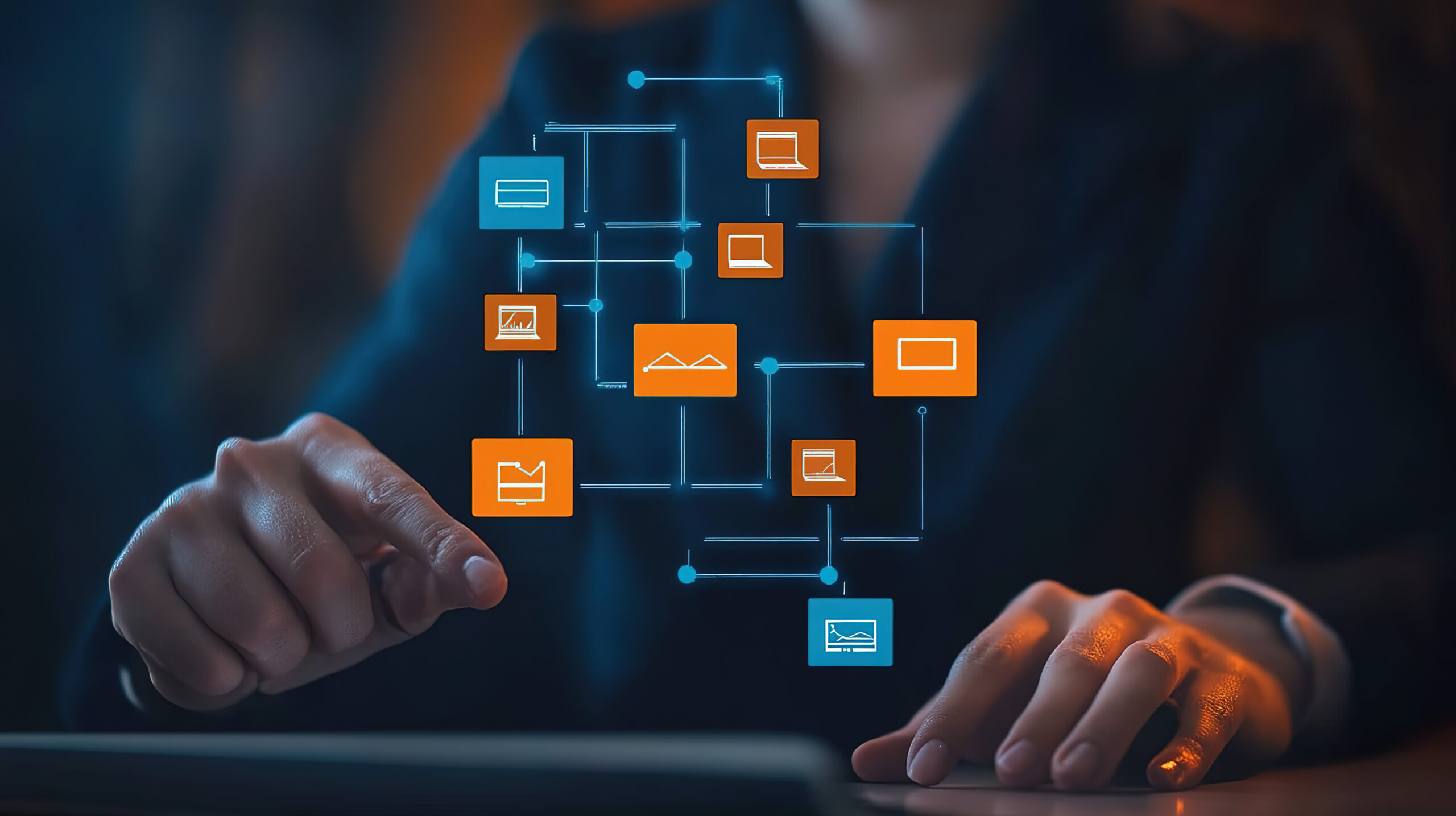 Workflow diagram showing recruiting systems and process handoffs managed by Talent Ops